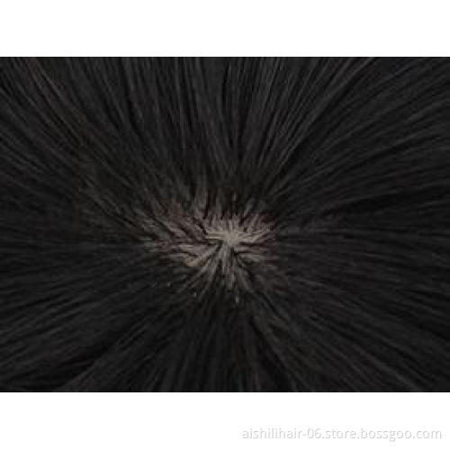 aishili wholesale human hair toupee for men